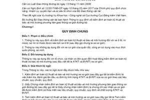 Thông tư 16/2021/TT-BGTVT bảo vệ môi trường phương tiện giao thông cơ giới đường bộ