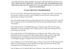 Quyết định 44/2021/QĐ-UBND sửa đổi Quyết định 77/2016/QĐ-UBND tỉnh Bình Định