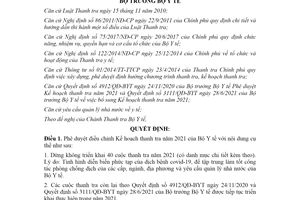 Quyết định 4008/QĐ-BYT 2021 điều chỉnh Kế hoạch thanh tra của Bộ Y tế