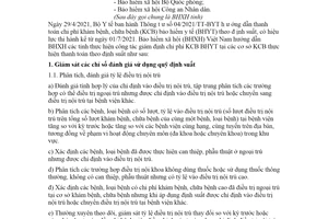 Công văn 2634/BHXH-GĐĐT 2021 thực hiện giám định bảo hiểm y tế tại cơ sở khám chữa bệnh