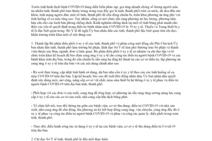 Công văn 6976/BYT-TB-CT 2021 đảm bảo oxy y tế cho công tác cấp cứu điều trị COVID19