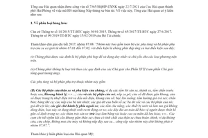 Công văn 4122/TCHQ-TXNK 2021 trả lời công văn 7365/HQHP-TXNK về mã HS Nắp thùng xe bán tải