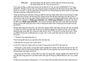 Công văn 6102/TCĐBVN-KHCN,MT&HTQT 2021 phần mềm kê khai Giấy nhận diện cho phương tiện