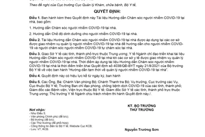 Quyết định 4156/QĐ-BYT 2021 Tài liệu Hướng dẫn Chăm sóc người nhiễm COVID19 tại nhà