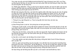 Công văn 3891/SGTVT-QLVT 2021 phần mềm kê khai Giấy nhận diện phương tiện vận tải hàng hóa Hà Nội