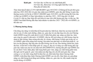 Công văn 3676/BGDĐT-GDMN 2021 hướng dẫn thực hiện nhiệm vụ năm học giáo dục mầm non