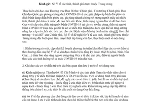 Công văn 7138/BYT-TB-CT 2021 đảm bảo oxy y tế cho công tác cấp cứu người bệnh COVID 19