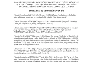 Quyết định 1596/QĐ-BGTVT 2021 tổ chức giao thông đối với vận tải bằng phương tiện đường sắt