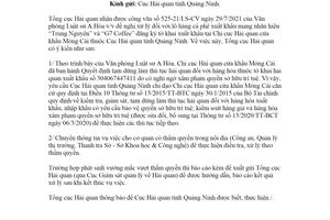 Công văn 4194/TCHQ-GSQL 2021 thủ tục hải quan với hàng hóa yêu cầu bảo vệ quyền sở hữu trí tuệ