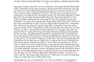 Thông báo 226/TB-VPCP 2021 kết luận của Thủ tướng về công tác phòng chống dịch COVID19