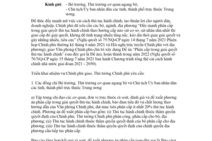 Công văn 1104/TTg-KSTT 2021 xây dựng Đề án phân cấp trong giải quyết thủ tục hành chính