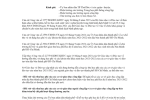 Công văn 2402/SGDĐT-KHTC 2021 giãn thu hỗ trợ học phí năm học 2021 2022 Hồ Chí Minh