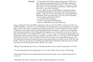 Công văn 6322/TCĐBVN-ATGT 2021 chấn chỉnh vi phạm quy định về phòng chống dịch Covid 19