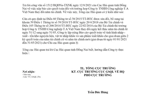 Công văn 4305/TCHQ-GSQL 2021 báo cáo quyết toán