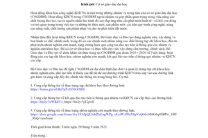 Công văn 3916/BGDĐT-KHCNMT 2021 khảo sát hiện trạng các tạp chí khoa học