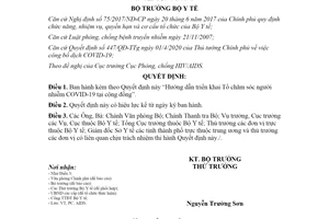 Quyết định 4349/QĐ-BYT 2021 Hướng dẫn triển khai Tổ Chăm sóc người nhiễm COVID19 tại cộng đồng