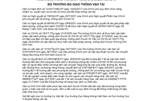 Quyết định 1654/QĐ-BGTVT 2021 kiểm soát dịch đối với hoạt động vận tải hàng không