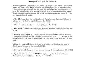 Công văn 9266/BGTVT-MT 2021 phối hợp xây dựng cơ sở dữ liệu về biến đổi khí hậu