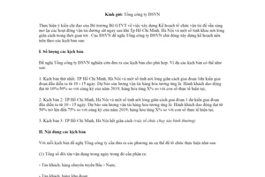 Công văn 2060/CĐSVN-VTATGT 2021 xây dựng kế hoạch tổ chức vận tải để sẵn sàng mở lại