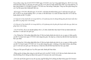 Công văn 4363/TCHQ-CNTT 2021 triển khai thủ tục của Bộ Y tế trên Cơ chế một cửa