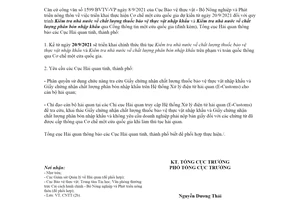 Công văn 4451/TCHQ-CNTT 2021 thực hiện thủ tục của Cục Bảo vệ thực vật trên Cơ chế một cửa