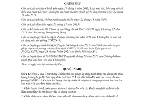 Nghị quyết 109/NQ-CP 2021 mua vắc xin phòng COVID19 Abdala