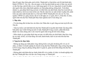 Chỉ thị 22/CT-UBND 2021 điều chỉnh biện pháp phòng chống dịch COVID19 Hà Nội