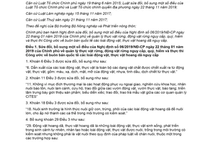 Nghị quyết 84/2021/NĐ-CP sửa đổi Nghị định 06/2019/NĐ-CP quản lý thực vật rừng