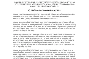 Quyết định 1679/QĐ-BGTVT 2021 quản lý dự án đầu tư xây dựng sử dụng vốn đầu tư công