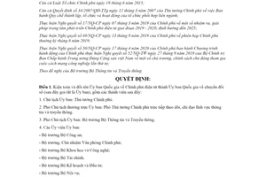 Quyết định 1619/QĐ-TTg 2021 kiện toàn và đổi tên Ủy ban Quốc gia Chính phủ điện tử