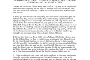 Kế luận 14-KL/TW 2021 chủ trương khuyến khích và bảo vệ cán bộ sáng tạo vì lợi ích chung