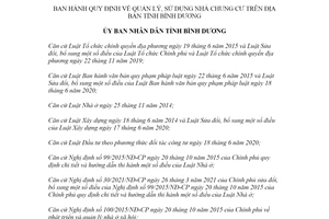 Quyết định 16/2021/QĐ-UBND quản lý sử dụng nhà chung cư tỉnh Bình Dương