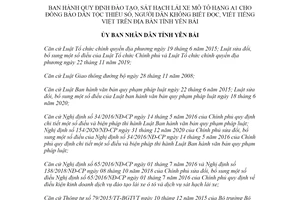 Quyết định 22/2021/QĐ-UBND đào tạo lái xe mô tô hạng A1 cho đồng bào dân tộc thiểu số Yên Bái