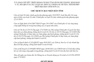 Quyết định 2367/QĐ-UBND 2021 giao chỉ tiêu triển khai cài đặt ứng dụng Bluezone tỉnh Sơn La