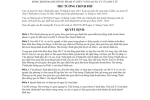 Quyết định 1661/QĐ-TTg 2021 đơn giản hóa quy định liên quan hoạt động kinh doanh Bộ Y tế