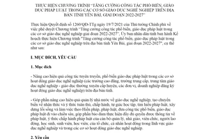 Kế hoạch 230/KH-UBND 2021 phổ biến pháp luật trong các cơ sở giáo dục nghề nghiệp tỉnh Yên Bái