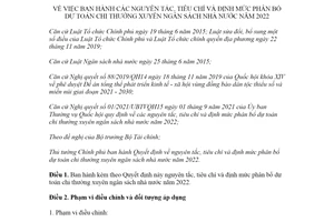 Quyết định 30/2021/QĐ-TTg định mức phân bổ dự toán chi thường xuyên ngân sách 2022