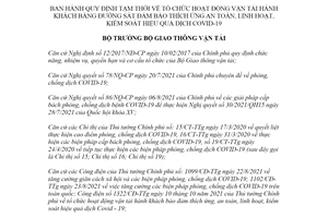 Quyết định 1782/QĐ-BGTVT 2021 vận tải hành khách bằng đường sắt đảm kiểm soát COVID19