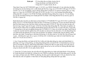 Công văn 549/SYT-NVY 2021 công tác y tế với việc thí điểm mở đường bay nội địa thường lệ Hà Nội