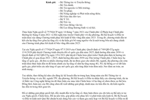 Công văn 7030/BKHĐT-KCHTĐT 2021 đề xuất danh mục Chương trình phục hồi kinh tế bền vững