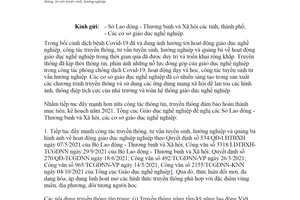 Công văn 2241/TCGDNN-VP 2021 tiếp tục đẩy mạnh công tác truyền thông tuyển sinh hướng nghiệp