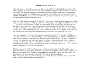 Công văn 7419/TCĐBVN-KHCN,MT&HTQT 2021 báo cáo phần mềm kê khai thông tin giấy nhận diện