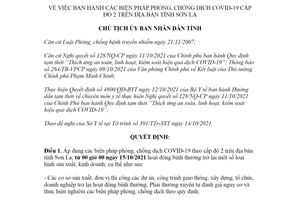 Quyết định 2526/QĐ-UBND 2021 phòng chống dịch COVID19 theo cấp độ 2 tỉnh Sơn La