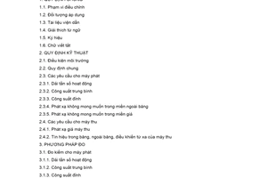 Quy chuẩn kỹ thuật quốc gia QCVN 124:2021/BTTTT về Thiết bị ra đa hoạt động trong dải tần 76 GHz đến 77 GHz dùng cho phương tiện vận tải mặt đất
