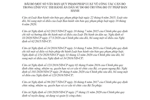 Thông tư 06/2021/TT-BTP 2021 bãi bỏ văn bản về công tác cán bộ lĩnh vực thi hành án dân sự