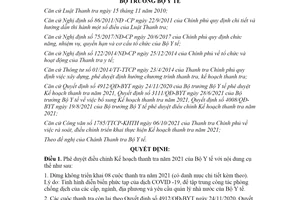 Quyết định 4999/QĐ-BYT 2021 phê duyệt điều chỉnh Kế hoạch thanh tra của Bộ Y tế