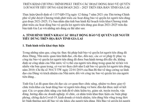 Kế hoạch 1617/KH-UBND 2021 phát triển hoạt động bảo vệ quyền lợi người tiêu dùng tỉnh Gia Lai