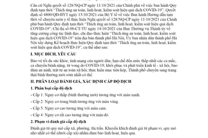 Kế hoạch 243/KH-UBND 2021 thực hiện Thích ứng an toàn COVID19 Thành phố Hà Nội