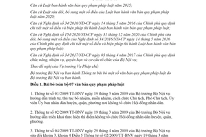 Thông tư 6/2021/TT-BNV 2021 bãi bỏ một số văn bản quy phạm pháp luật