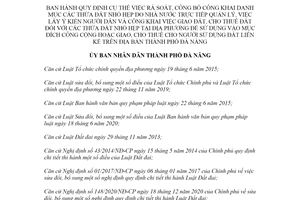 Quyết định 34/2021/QĐ-UBND rà soát công bố công khai danh mục các thửa đất nhỏ hẹp Đà Nẵng